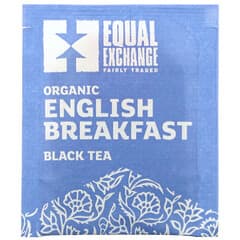 Equal Exchange, Органічний англійський сніданок, чорний чай, 20 чайних пакетиків, 1,41 унції (40 г)
