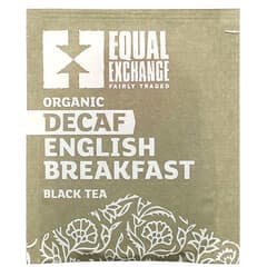 Equal Exchange, Organic Decaf English Breakfast, Black Tea, 20 Tea Bags, 1.41 oz (40 g)