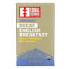Equal Exchange, Desayuno inglés orgánico descafeinado, Té negro, 20 bolsitas de té, 40 g (1,41 oz)