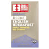 Organic Decaf English Breakfast, черный чай, 20 чайных пакетиков, 40 г (1,41 унции)