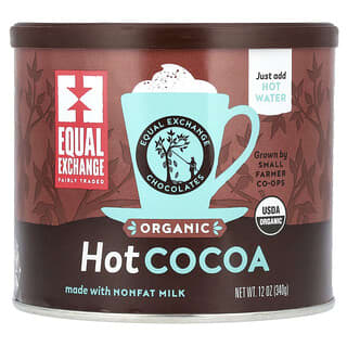 Equal Exchange, Cacao biologique pour chocolat chaud, 340 g