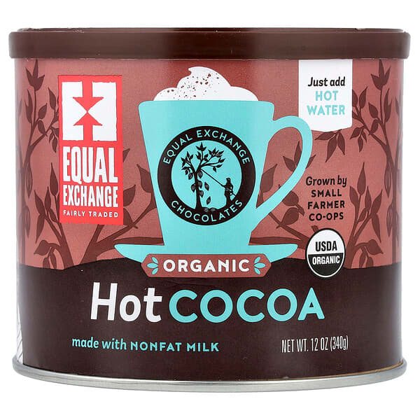 Equal Exchange, Chocolate caliente orgánico, 340 g (12 oz)
