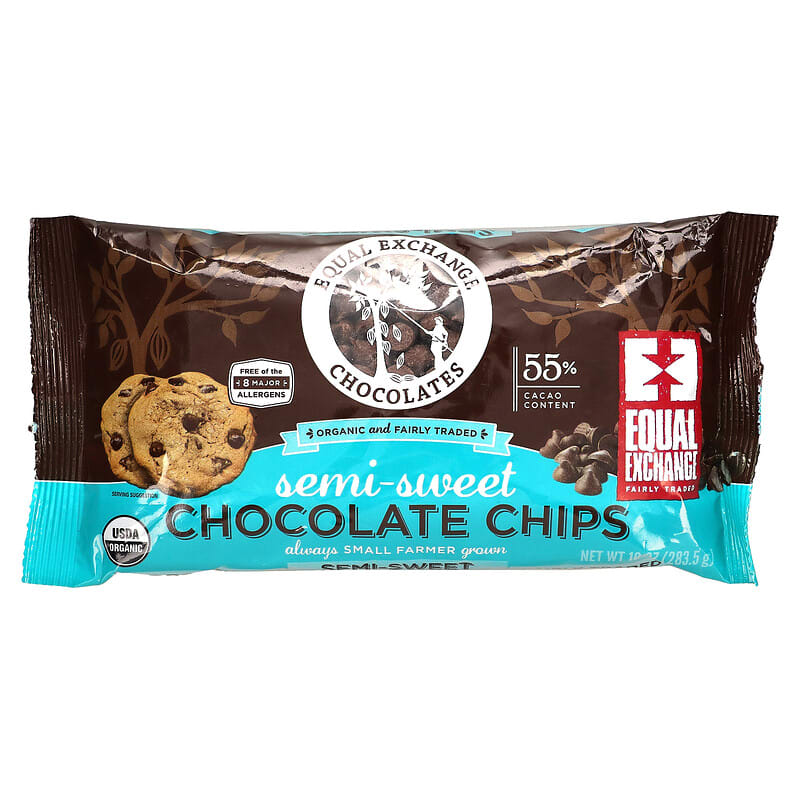 Biologique Pepites de chocolat Mi sucre 55 de cacao 283 5 g