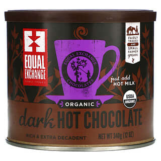 Equal Exchange, 有機熱黑巧克力，12 盎司（340 克）