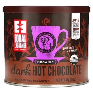 Equal Exchange, Chocolate caliente negro orgánico, 340 g (12 oz)