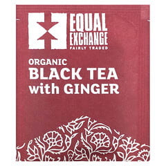 Equal Exchange, Chá Preto Orgânico com Gengibre, 20 Saquinhos de Chá, 40 g (1,41 oz)