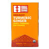 Equal Exchange, Tisane au curcuma biologique et au gingembre, Sans caféine, 20 sachets de thé, 36 g
