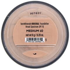 bareMinerals, Original Foundation, SPF 15, Medium 10, 0.28 oz (8 g) (Discontinued Item) 