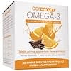 オメガ-3、 チョコレートオレンジスクイーズ、 30 一回分 パケット (2.5 g)