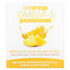 Omega-3 Squeeze + Vit D, naranja tropical, 30 paquetes de una sola porción, 2.5 g c/u