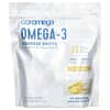 Omega-3 Plus 維生素D3，熱帶風味，120 個單獨擠壓袋，每個 2.5 克