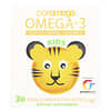 للأطفال، أوميجا 3، بالبرتقال الاستوائي + فيتامين د، 30 كيس لكل وجبة، (2.5 جم)