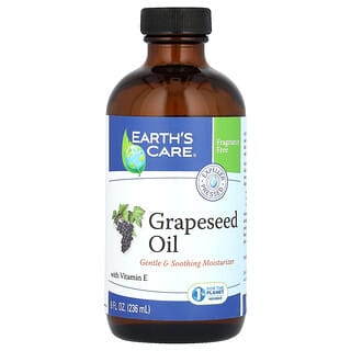 Earth's Care, Aceite de semilla de uva`` 236 ml (8 oz. Líq.)