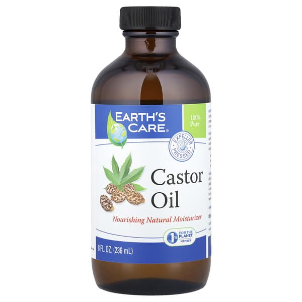Earth's Care, 순수 캐스터오일 100%, 236ml(8fl oz)