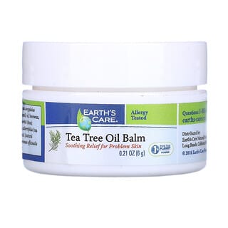 Earth's Care, Bálsamo de aceite de árbol del té, 3,4 g (0,12 oz)