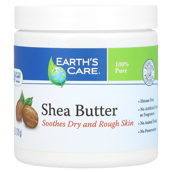 Earth's Care, 순수 시어버터 100%, 170g(6oz)