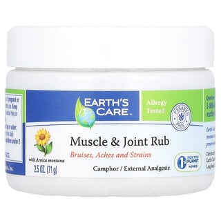 Earth's Care, Exfoliante para músculos y articulaciones`` 71 g (2,5 oz)