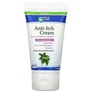 Earth's Care‏, Anti-Itch Cream, with Shea Butter and Almond Oil, 2.4 oz (68 g)