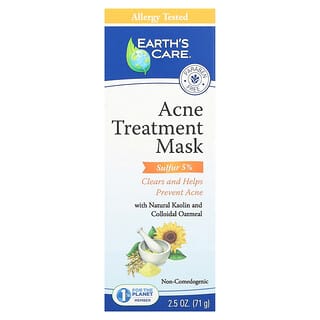 Earth's Care, Masque de beauté pour le traitement de l'acné, 71 g