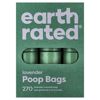 Earth Rated, Hondenpoepzakjes, lavendel, 270 zakjes