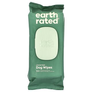 Earth Rated, Dog Wipes, Unscented, 100 Wipes