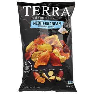 Terra, Verdaderos chips de vegetales, Mediterráneo con ajo y hierbas`` 192 g (6,8 oz)