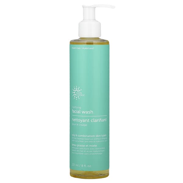 Earth Science, Clarifying Facial Wash, Oily & Combination Skin Types, 8 fl oz (237 ml)