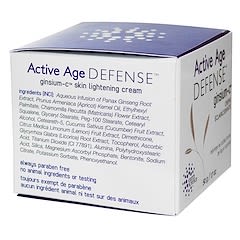 Earth Science, Active Age Defense, Ginsium-C, Skin Lightening Cream, 1.7 oz (50 g) (Discontinued Item) 
