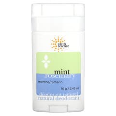 Earth Science, Natural Deodorant, Mint Rosemary, 2.45 oz (70 g)