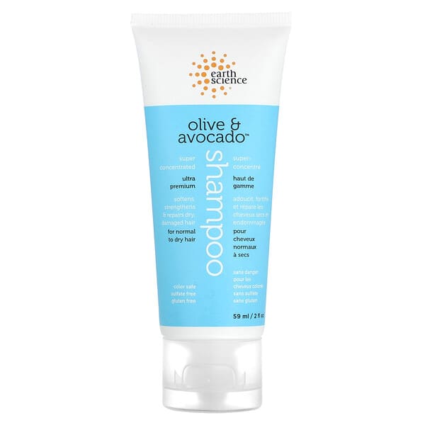 Earth Science‏, Olive & Avocado, Shampoo, 2 fl oz (59 ml)