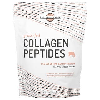 Earthtone Foods, Peptides de collagène nourris à l'herbe, non aromatisés, 454 g