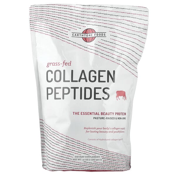 Earthtone Foods, 草飼膠原蛋白肽飲品粉，32 盎司（907 克）