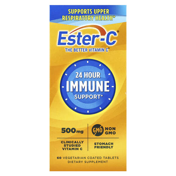 24 Hour Immune Support, 60 Vegetarian Coated Tablets