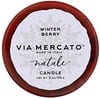 Via Mercato, Natale, свеча, зимняя ягода, 3 унции (85 г)