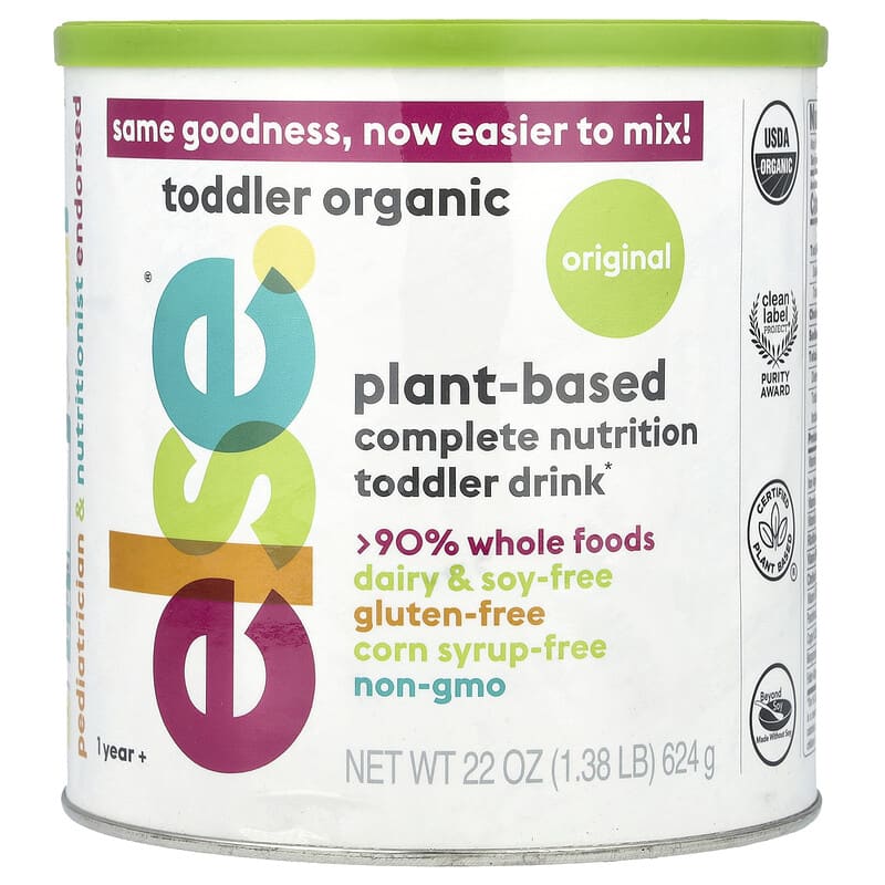 Plant-Based Complete Nutrition Toddler Drink, Original, Year +, 22