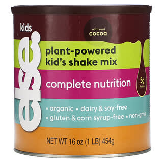 Else, Plant-Powered Kid's Shake Mix, Cocoa, 16 oz (454 g)
