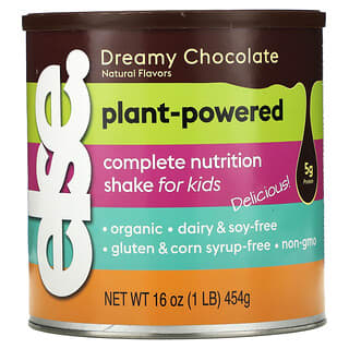 Else, Boisson fouettée nutritionnelle complète à base de plantes pour enfants, Dreamy Chocolate, 454 g
