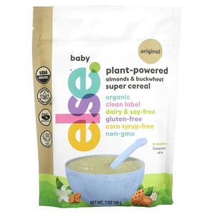 Else, Baby, Plant-Powered Almonds & Buckwheat Super Cereal, 6+ Months, Original, 7 oz (198 g)