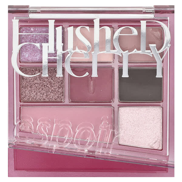 Espoir, Real Eye Palette All New, Cereza suave, 1 unidad