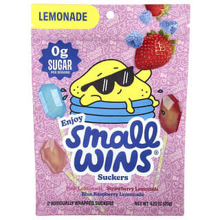 Enjoy Small Wins, Suckers, Limonadă, 12 bucăți, 120 g