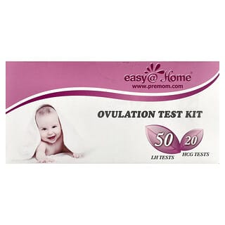 Easy@Home, 排卵檢檢測試劑盒，50 張 LH 檢測試紙、20 張 HCG 檢測試紙