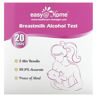 Easy@Home, Prueba de alcohol en la leche materna`` 20 pruebas