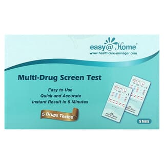 Easy@Home, Скринінг-тест на кілька препаратів, 5 тестів