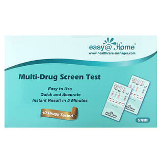 Easy@Home, Prueba de detección de múltiples fármacos`` 5 pruebas