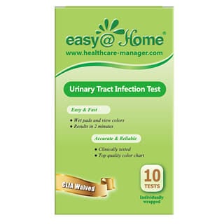 Easy@Home, Urinary Tract Infection Test, 10 Individually Wrapped Tests