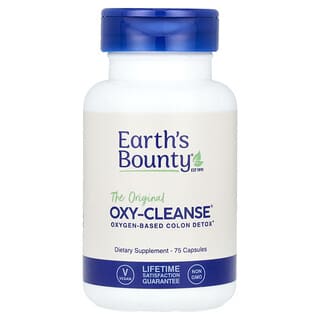 Earth's Bounty, The Origianl Oxy-Cleanse®, Détox du côlon à base d'oxygène, 75 capsules