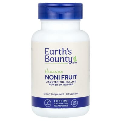 Earth's Bounty, Hawaiian Noni, 500 mg, 60 Capsules