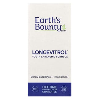 Earth's Bounty, Longevitrol®, Fórmula para potenciar la juventud, 30 ml (1 oz. líq.)