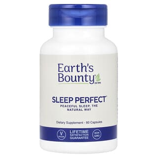 Earth's Bounty, Sommeil parfait, 60 capsules végétariennes