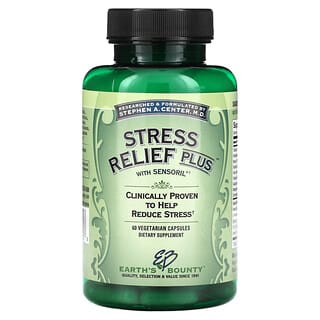 Earth's Bounty, Stress Relief Plus with Sensoril, 60 Vegetarian Capsules